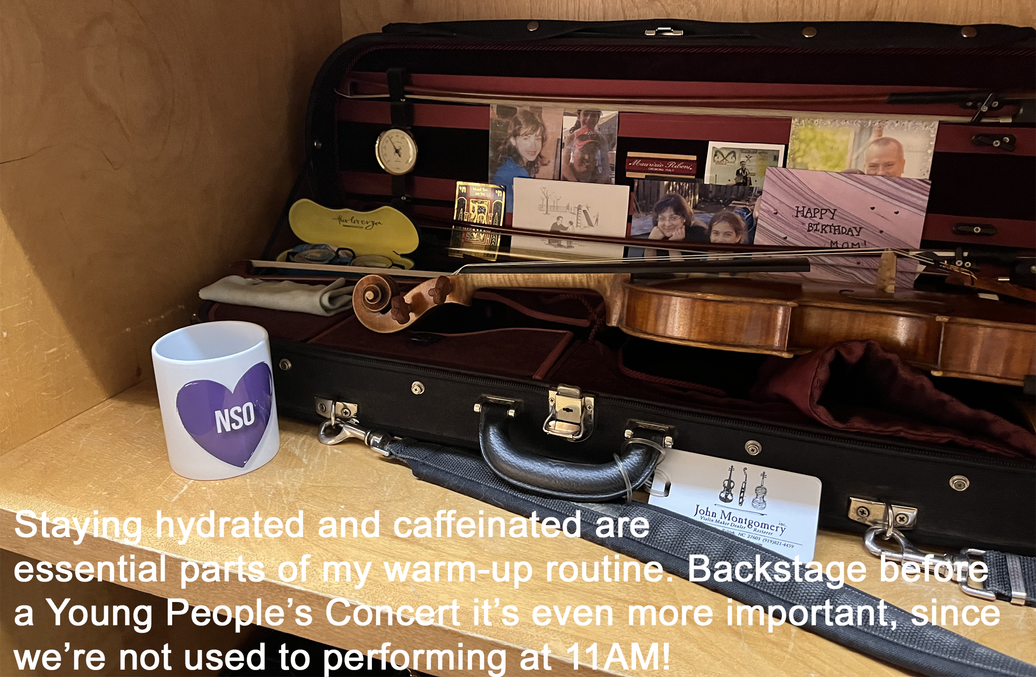 White glossy NSO Purple Heart mug