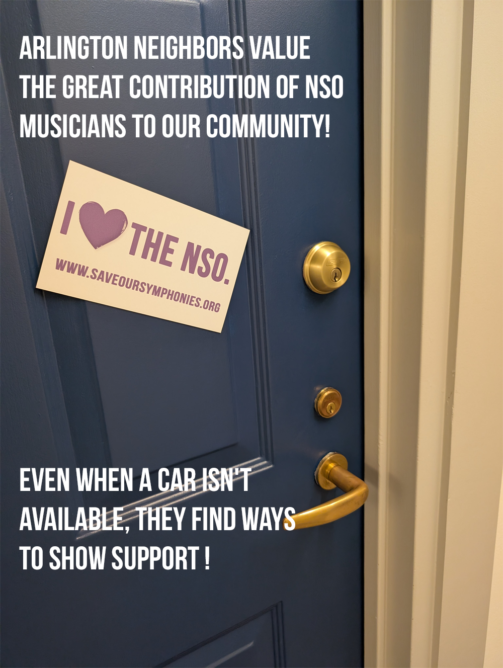 NSO Car magnet (4.5" x 7.5")